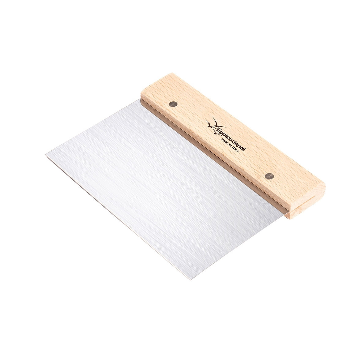 Stainless Steel Bench Scraper with Beechwood Handle