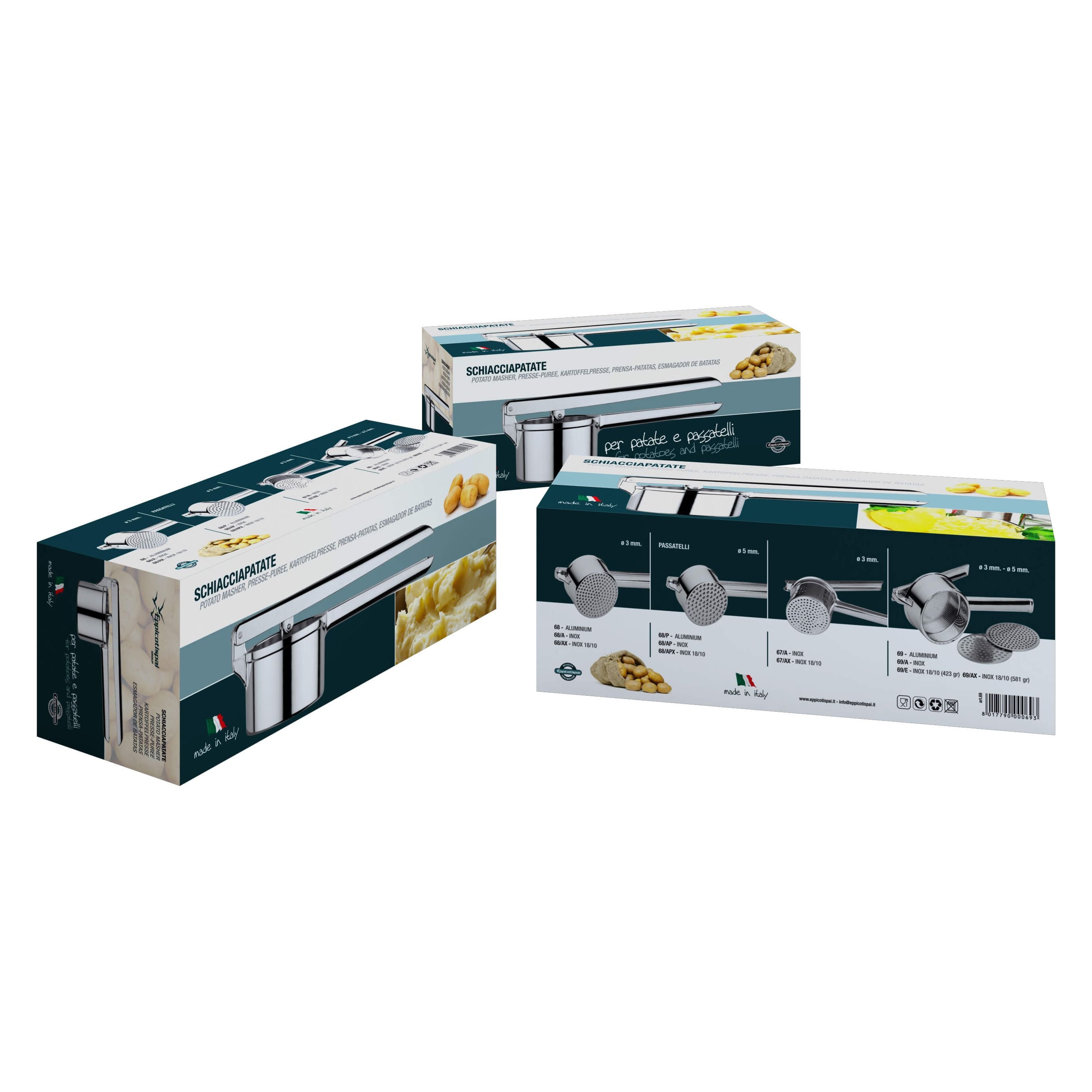 Stainless Steel Passatelli Maker and Potato Ricer