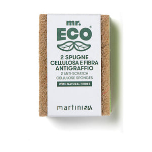 Mr Eco - Double Action Sponge c/w Non Scratch Scourer - 2pk